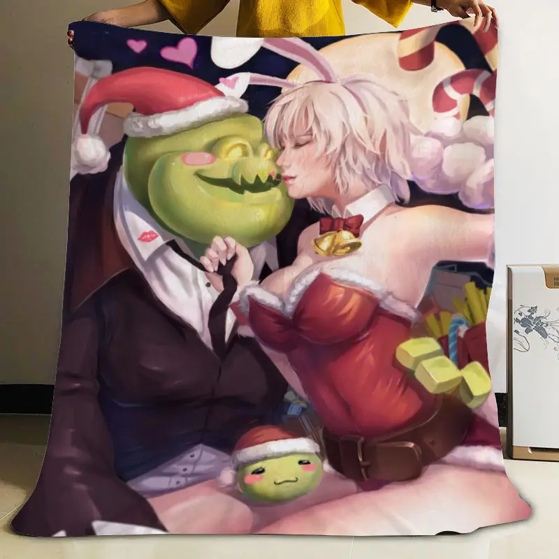 

Мультяшное рождественское фланелевое одеяло для девочек, дизайнерское собственное одеяло, фланелевое одеяло для дивана, сделай сам, Прямая...