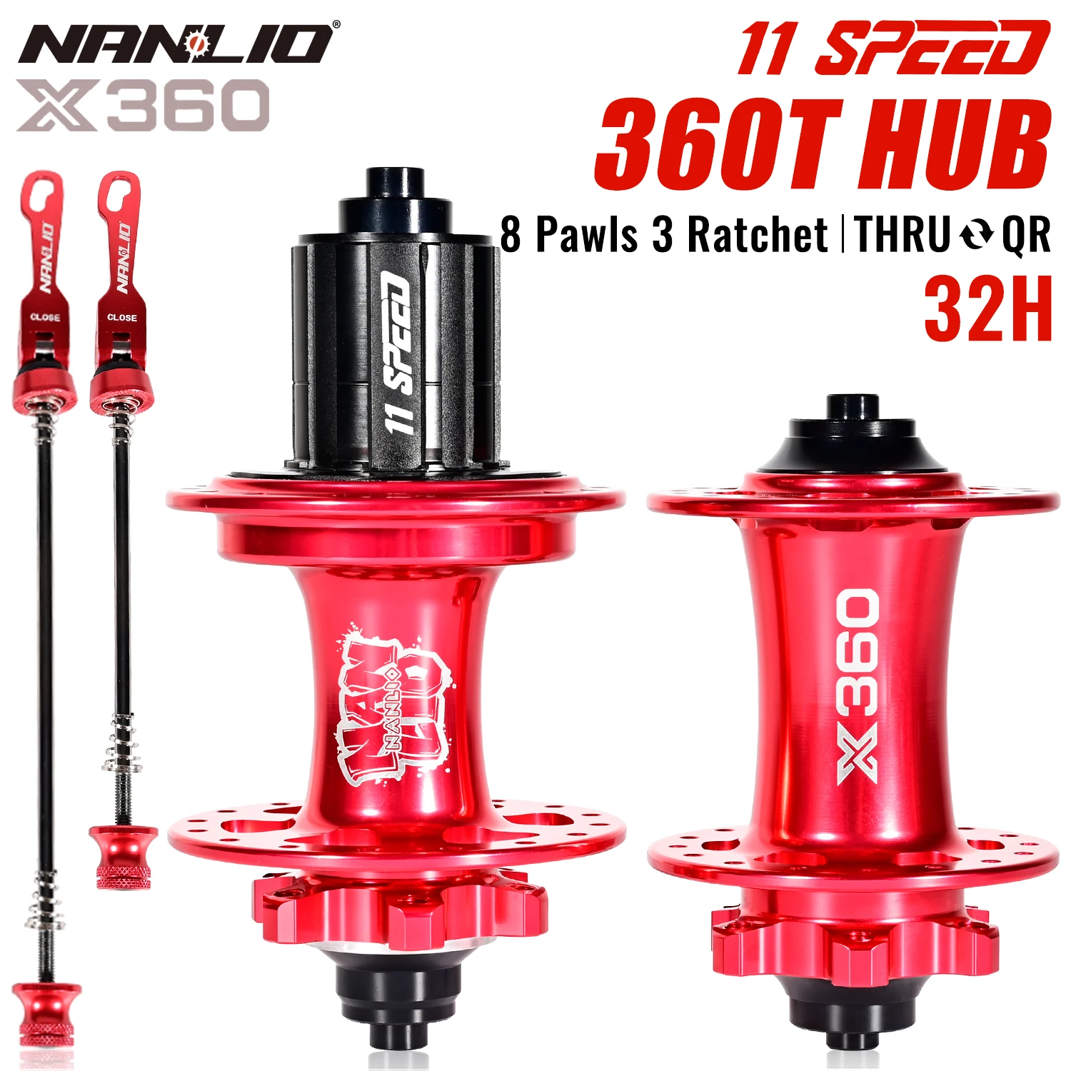 NanLio X360 Велосипедная Втулка MTB Комплект Колес Из Алюминиевого Сплава С 32