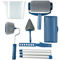 9pcsset multifunction paint roller kit diy handle painting set tools telescopic pole brush paint roller brush tray set