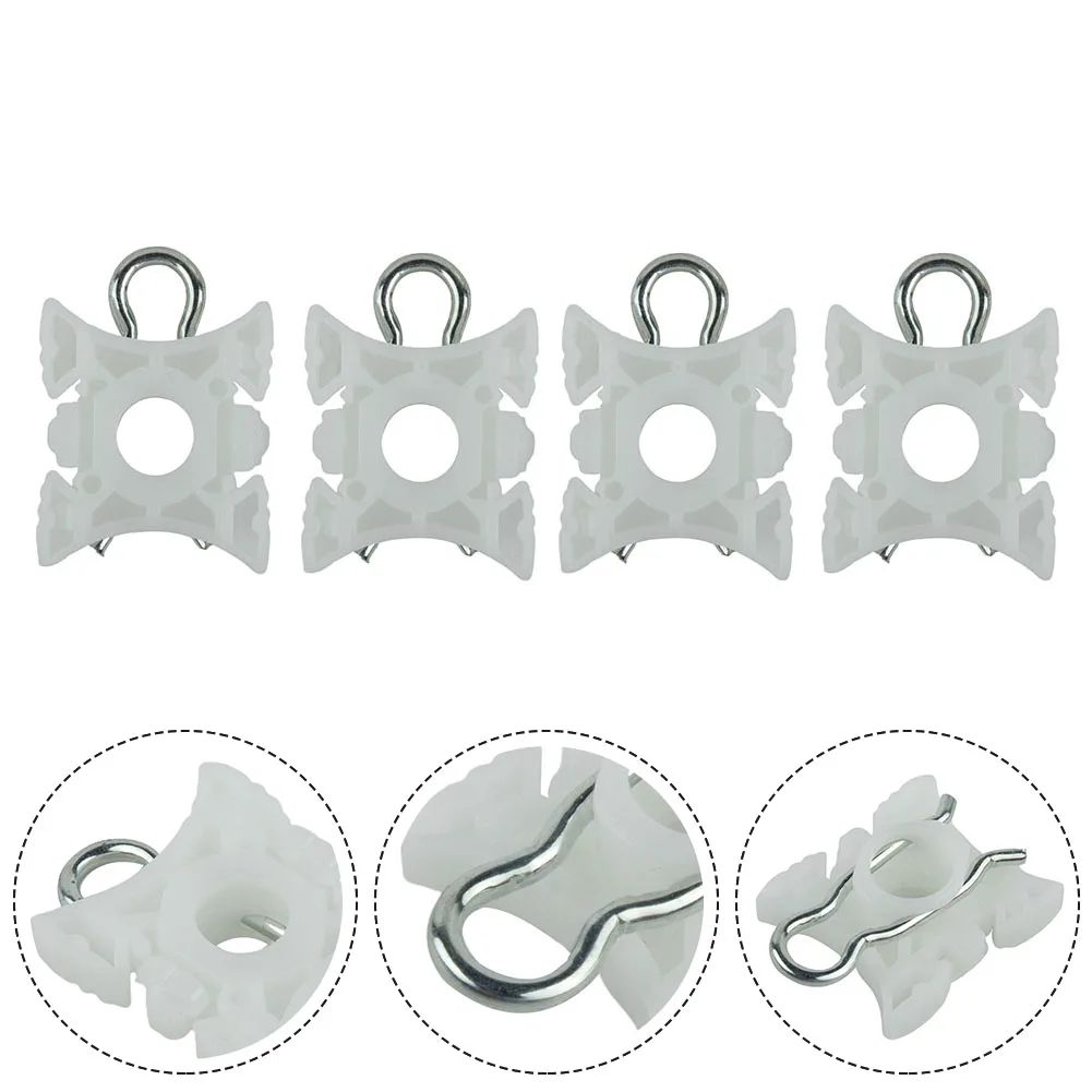 

4PCS Car Regulator Sliding Pivot Clip Front Pair Set Nylon For BMW E36 316 318 320 Auto Fastener Clips Car Interior Accessories