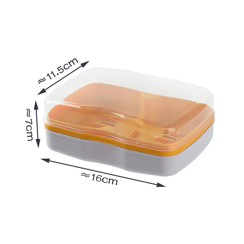 Двойная сетка для мыла в ванную комнату чехол душа мыльница с водонепроницаемой