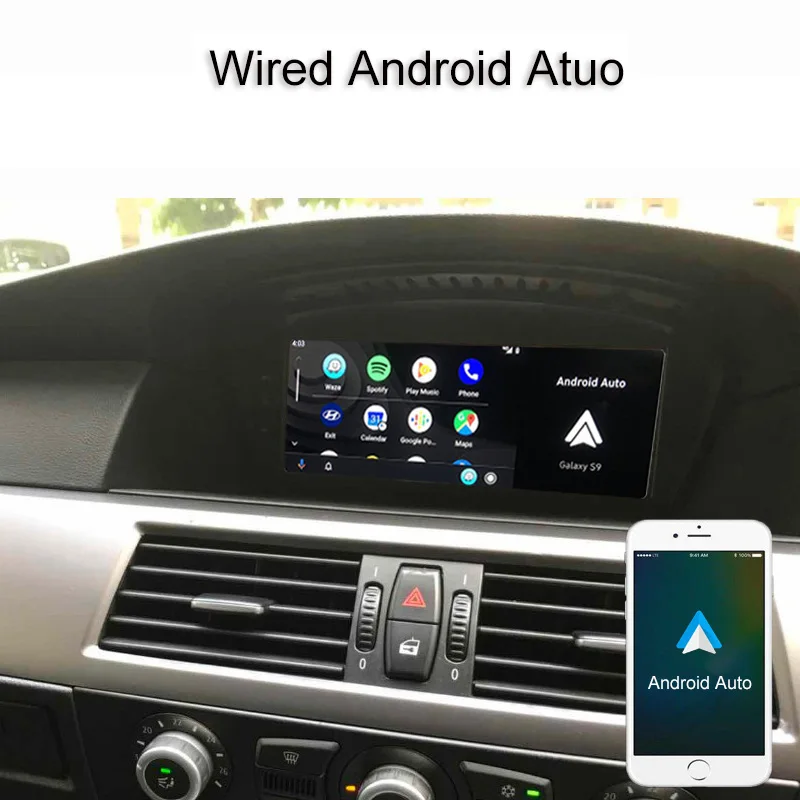 Bonroad беспроводной Автомобильный мультимедийный блок Apple CarPlay Android для BMW серий 5/3