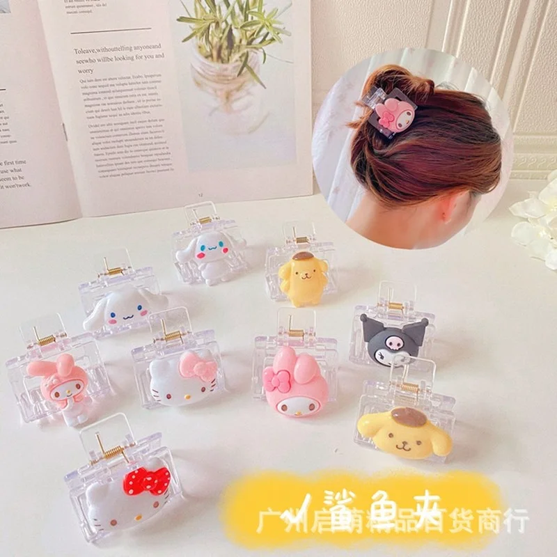 

Kawaii Sanrioed аниме мультфильм серия Cinnamoroll mymelody Kuromi милые модные аксессуары для волос
