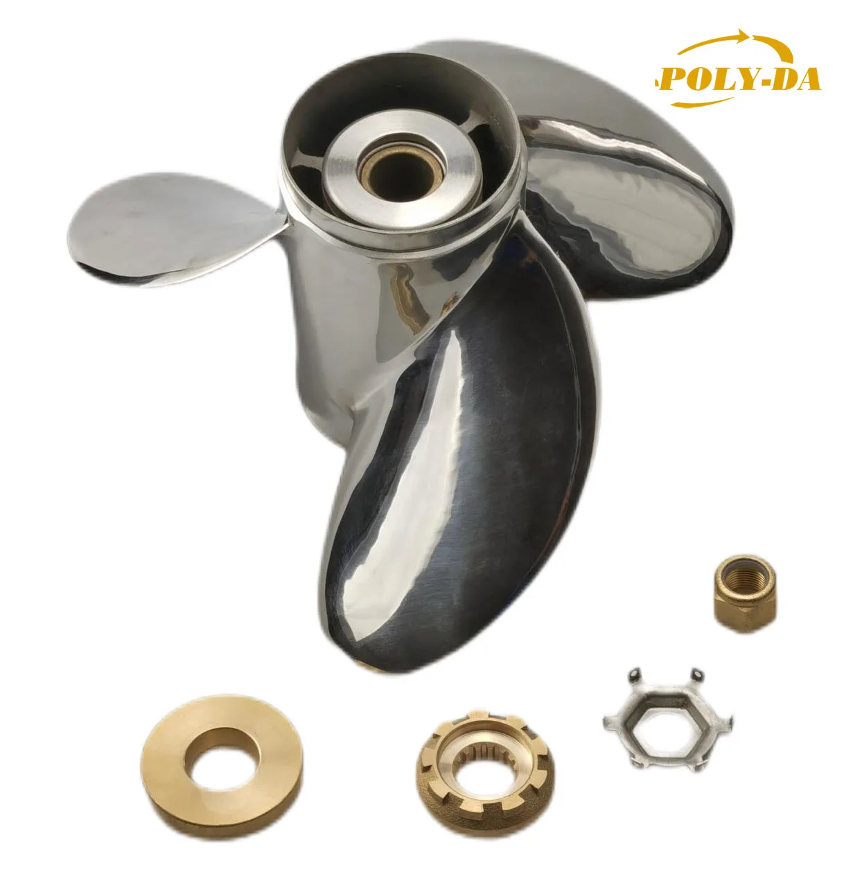 3-лопастной подвесной пропеллер R/L из нержавеющей стали 40-140 л.с. 13 7/8X21 для