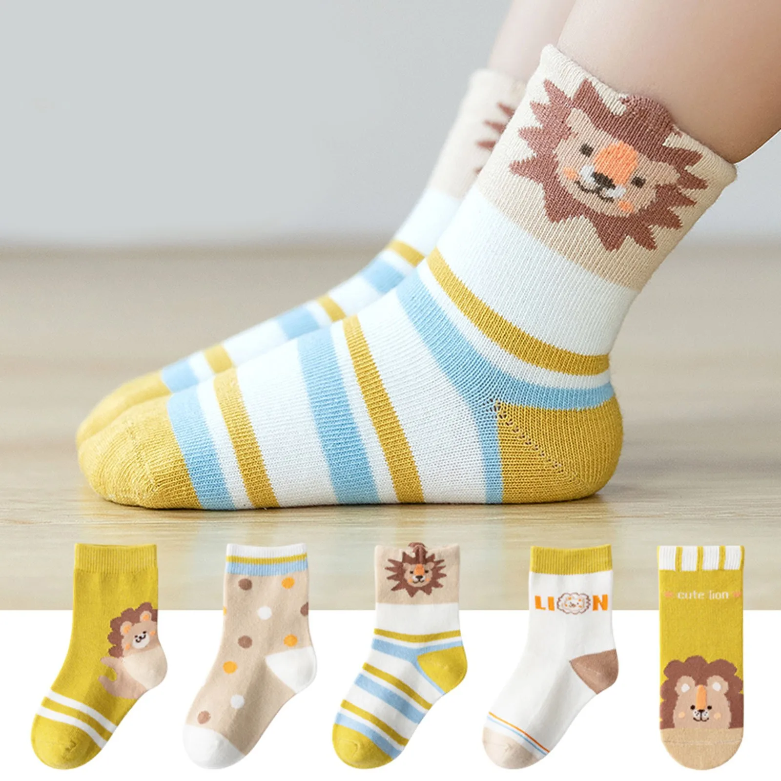 

Носки для девочек осень-зима свежие Мультяшные милые утепленные удобные носки для девочек с животным принтом