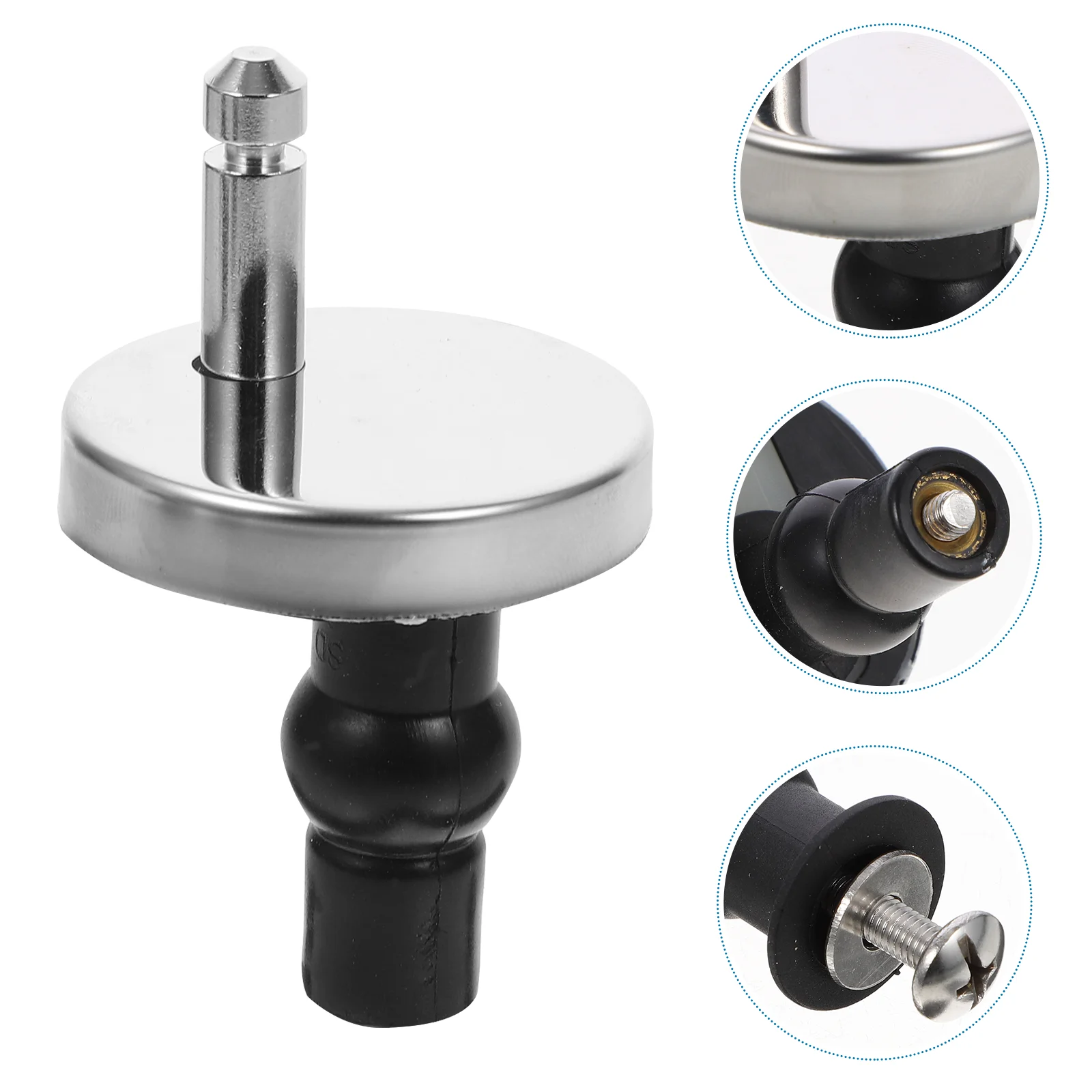 

1 Set Toilet Hinge Fixing Screws Expanding Rubber Bolts Toilet Tightening Bolts