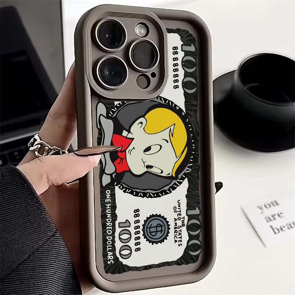 Чехол для телефона с рисунком M-Monopolys Dollar Samsung A03 A04 A05S A10S A11 A12 A20S A21S A13 A14 A54 A34 A53 A33 Cover