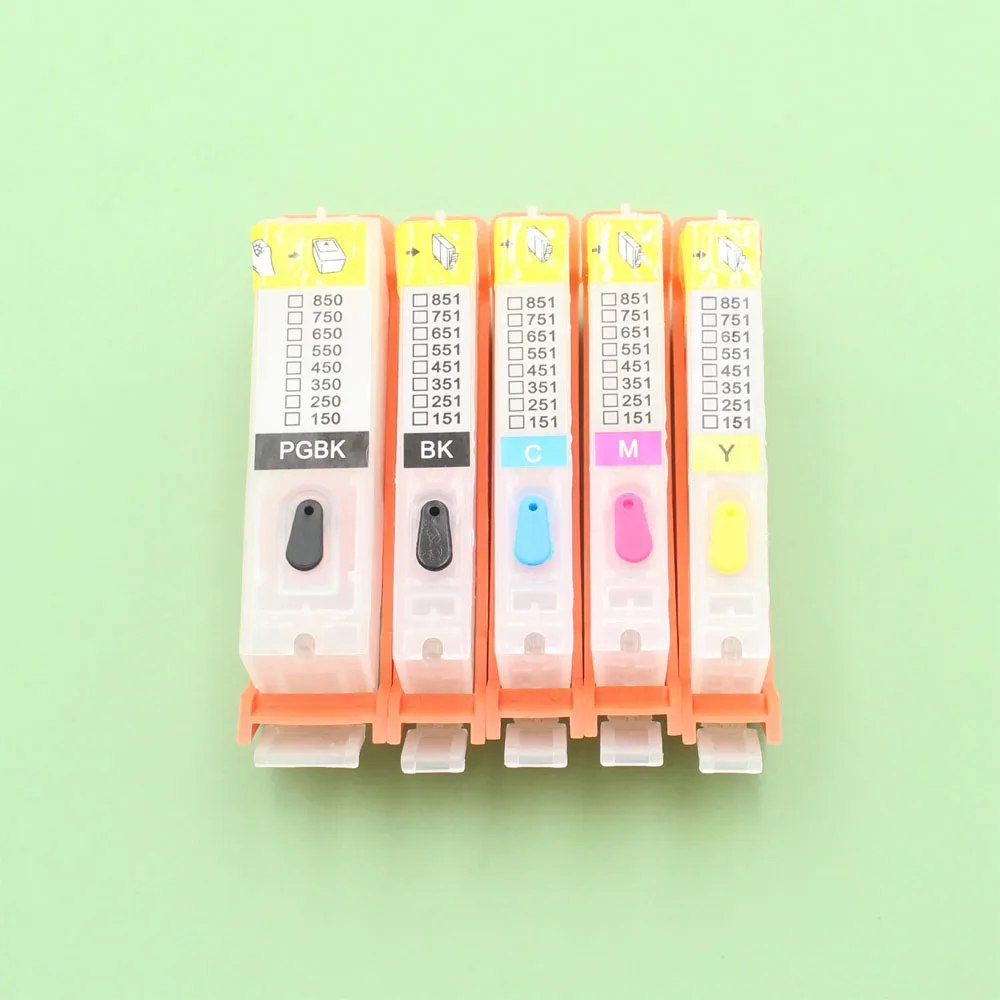 

Refillable Ink Cartridge with ARC Chips PGI 550 CLI 551 For Canon PIXMA IP7250 MG6350 MG5450 MX925 MX725 PIXMA MG7150 Printer