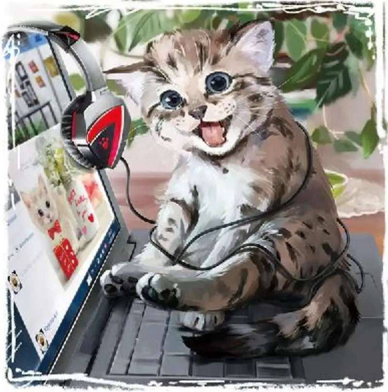 

Diamond painting "DIY", Animal diamond embroidery (cartoon)