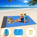 Переносной пляжный коврик складное одеяло для кемпинга, водонепроницаемые коврики для пикника, летний коврик для путешествий с защитой от песка, оборудование для пикника, пешего туризма и кемпинга