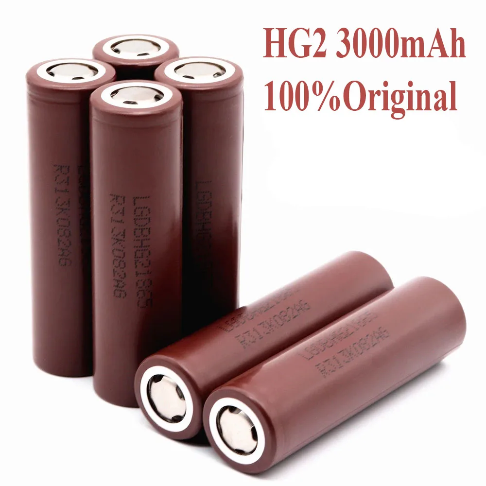 

100% New Type Power Supply 3.6V Battery 3000mAh 3Ah 20A Discharge Suitable For HG2+DIY Nickel Battery