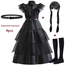 NWZSM 카니발 Vestidos 아담스 코스프레 코스튬, 10 대 어린이 메쉬 파티 이브닝 드레스, 5, 10, 14 세 소녀, 2023 년 신상