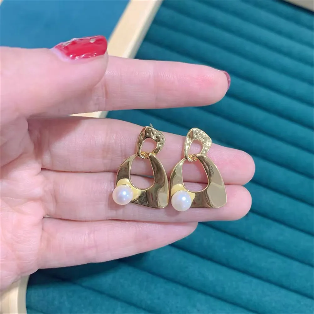 

S925 Sterling Silver Earring Hooks Accessories Gold Silver Ear Studs Ear Hooks Wire For Pearl Earrings Jewelry Making Findings