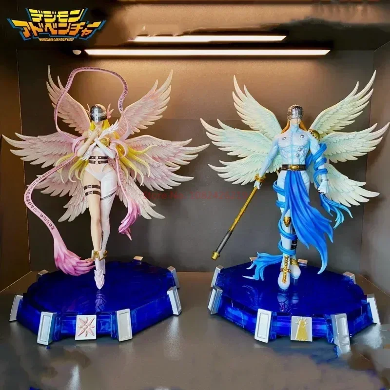 Фигурки аниме Digimon Приключения светодиодные экшн-фигурки Angewomon Angemon