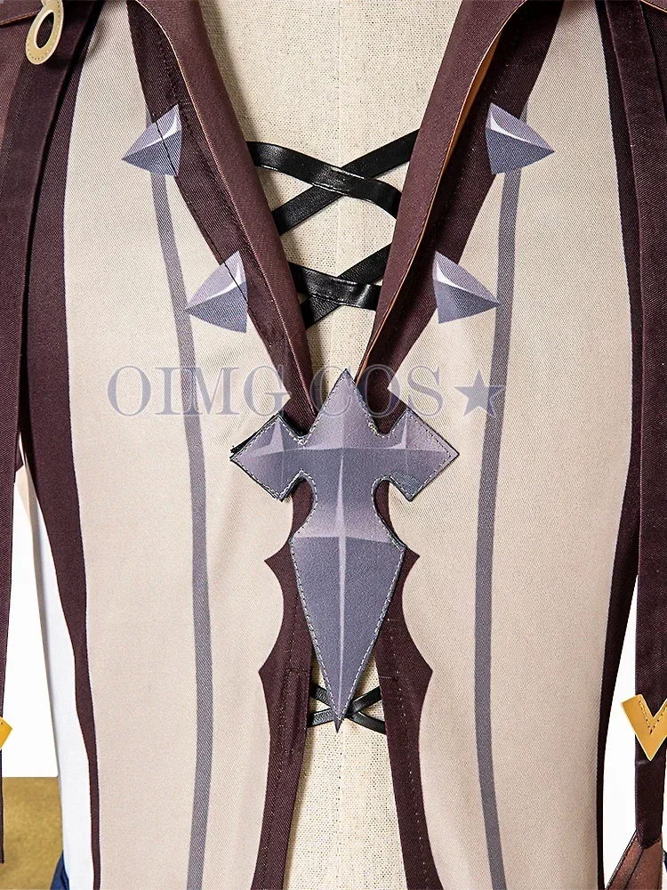 Костюм для косплея Genshin Impact benнет Униформа парик аниме Хэллоуин