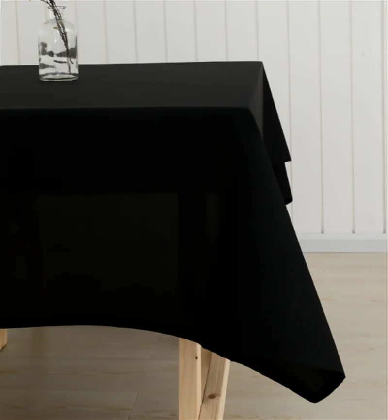 

2023 Nordic Style Plain Color House Decorate Table Cover Home Party Use Ins Fashion Party Picnic Table Cover