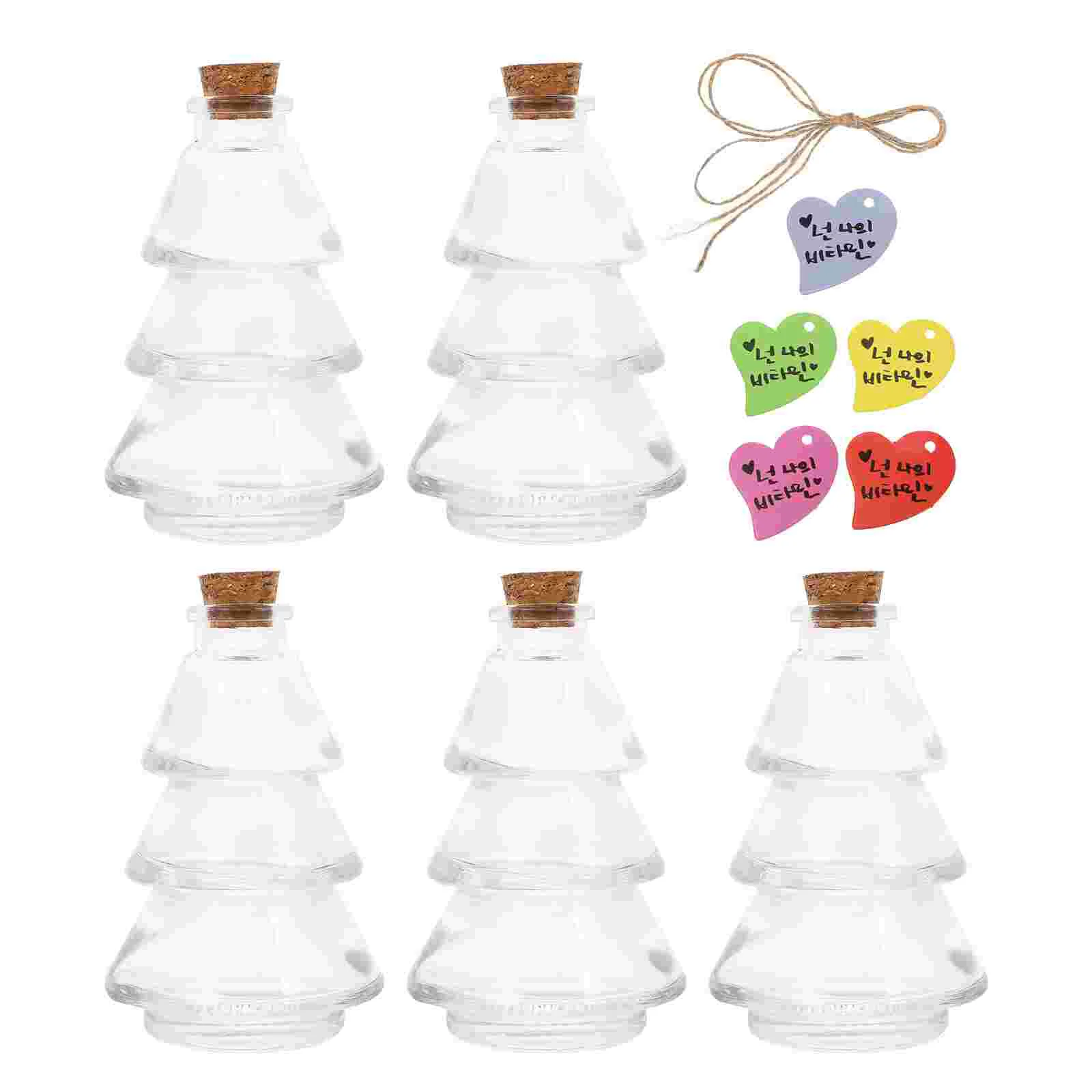 

Bottle Bottles Jars Cork Wishing Small Minichristmas Tiny Jar Drifting Lights Stringlidsdiy Vials Tree Transparent Stopper