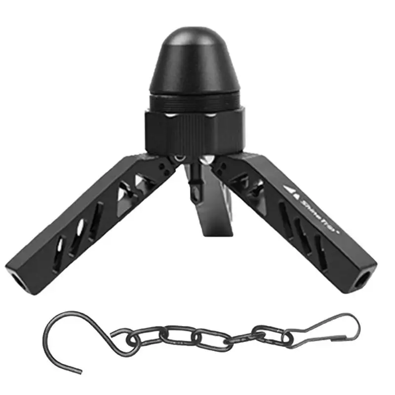 

Campfire Tripod Aluminium Alloy Adjustable Tent Support Tripod With Hook Camping Gear For Portable Outdoor Cooking Equipment