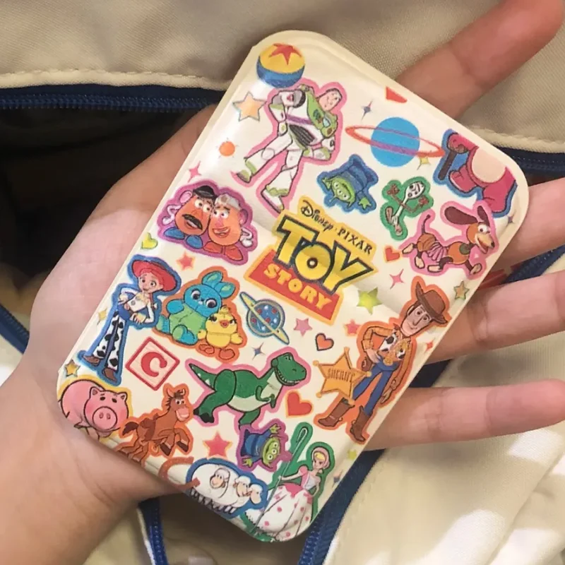Фото История игрушек Kawaii Disney Woody складное зеркало Базз Лайтер милое портативное зеркало для макияжа складная портативная сумка праздничный подарок №1