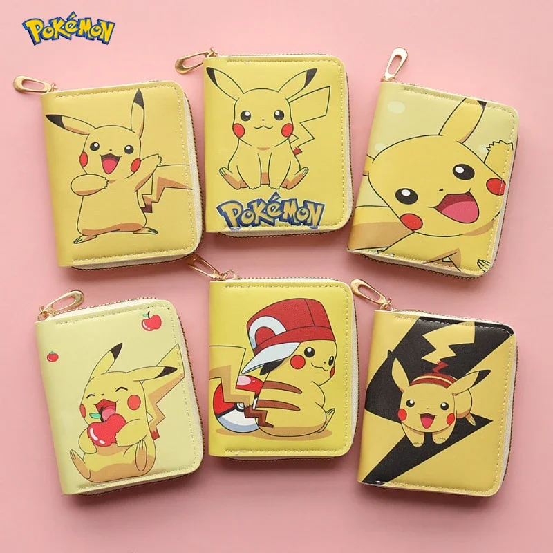 Кожаный кошелек Bandai с Пикачу