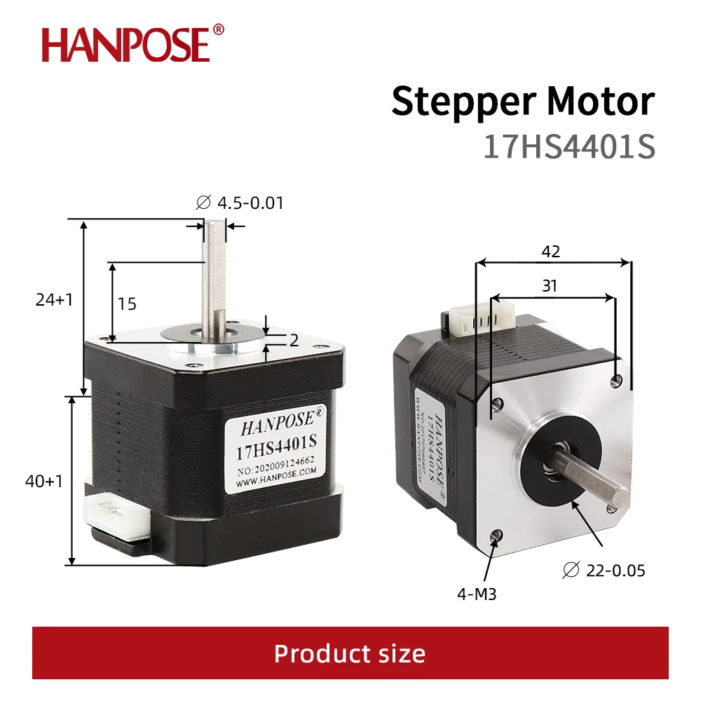 4-выводной шаговый двигатель Nema17 12 В 40 Н.М 1 5 А 17HS4401S - привод TB6600 9-42 для привода