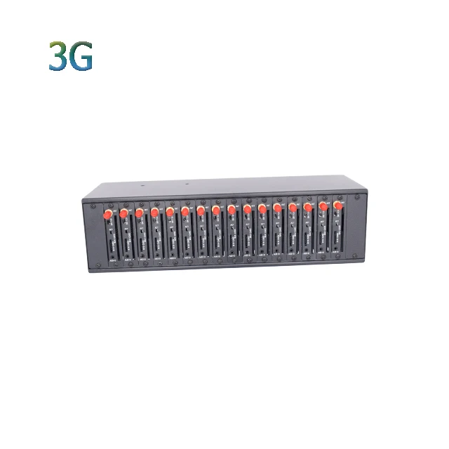 

Модуль 3G WCDMA, 16-портовый модем с SIM-картой, шлюзом, sms-модемом
