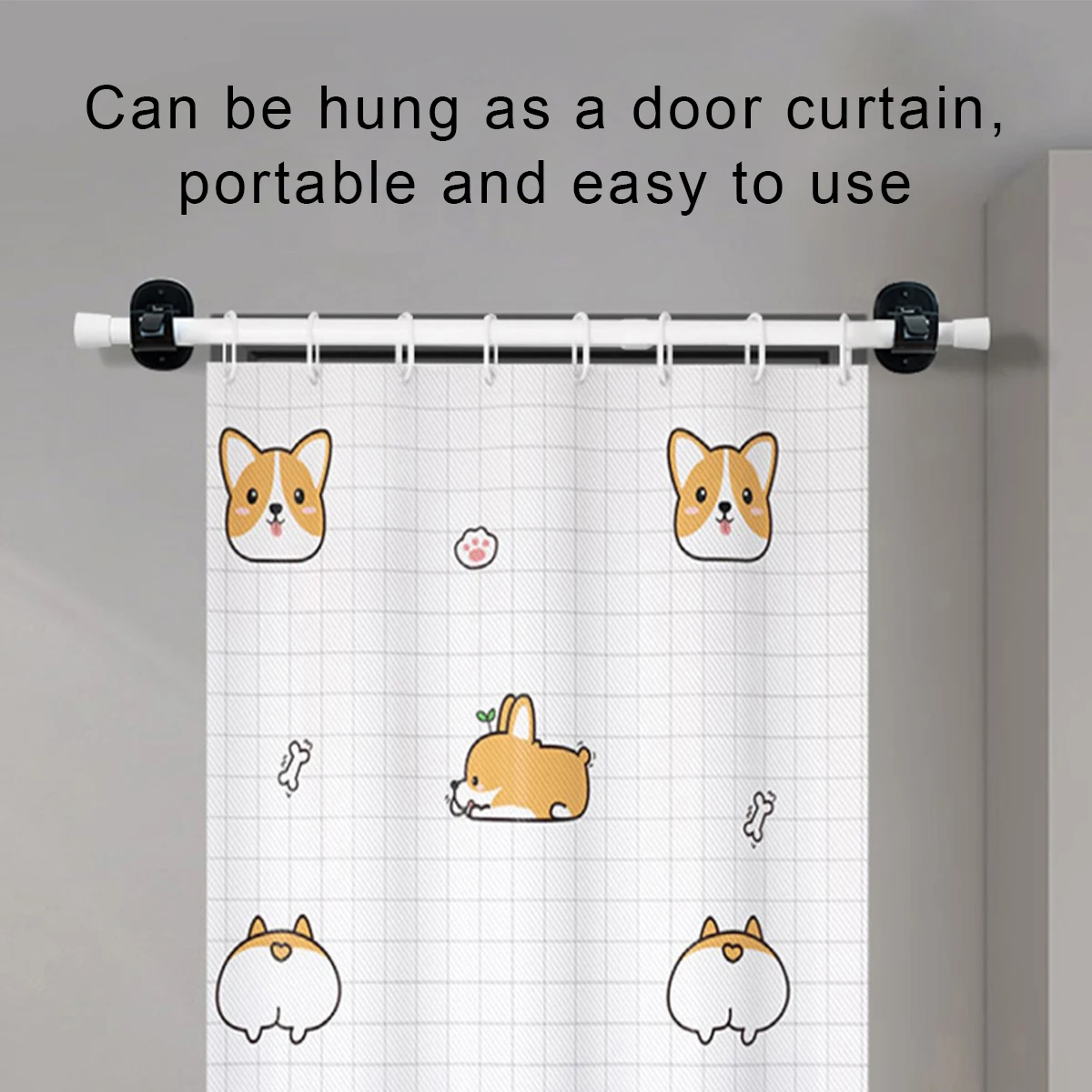 Самоклеящиеся зажимы для карнизов 1 шт. настенные держатели штор душа домашние