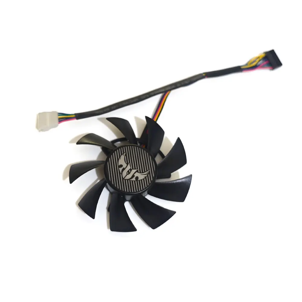Фото Оригинальный 3FAN 75MM 7PIN PLA08015S12HH Вентилятор Охлаждения видеокарты, для ASUS GTX 1660, GTX 1660S, GTX 1660TI TUF, RX 5700, RX 5700XT TUF №5