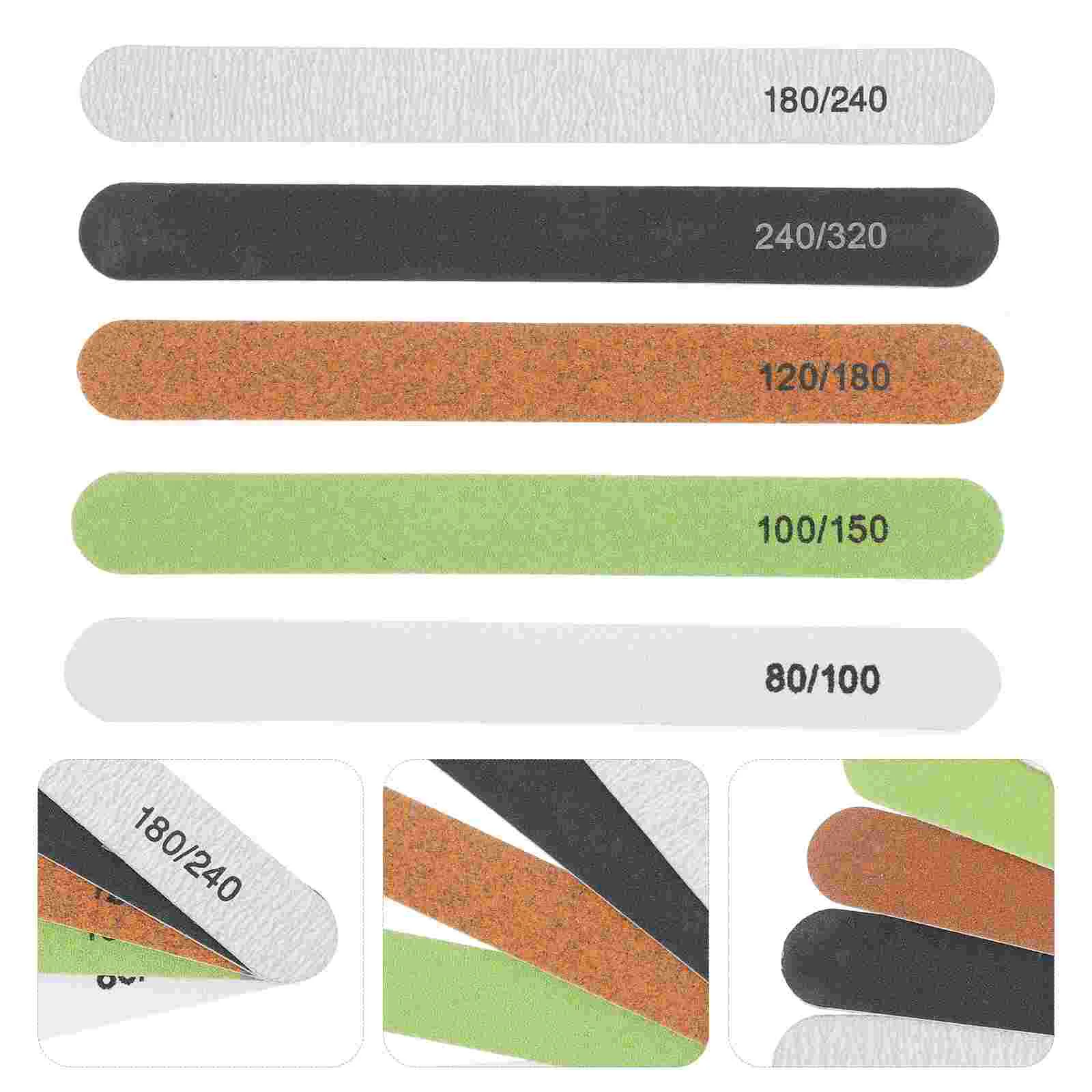 

5pcs Sanding Sticks Model Polishing Sticks Assorted Metal and Wood Sanding Tools