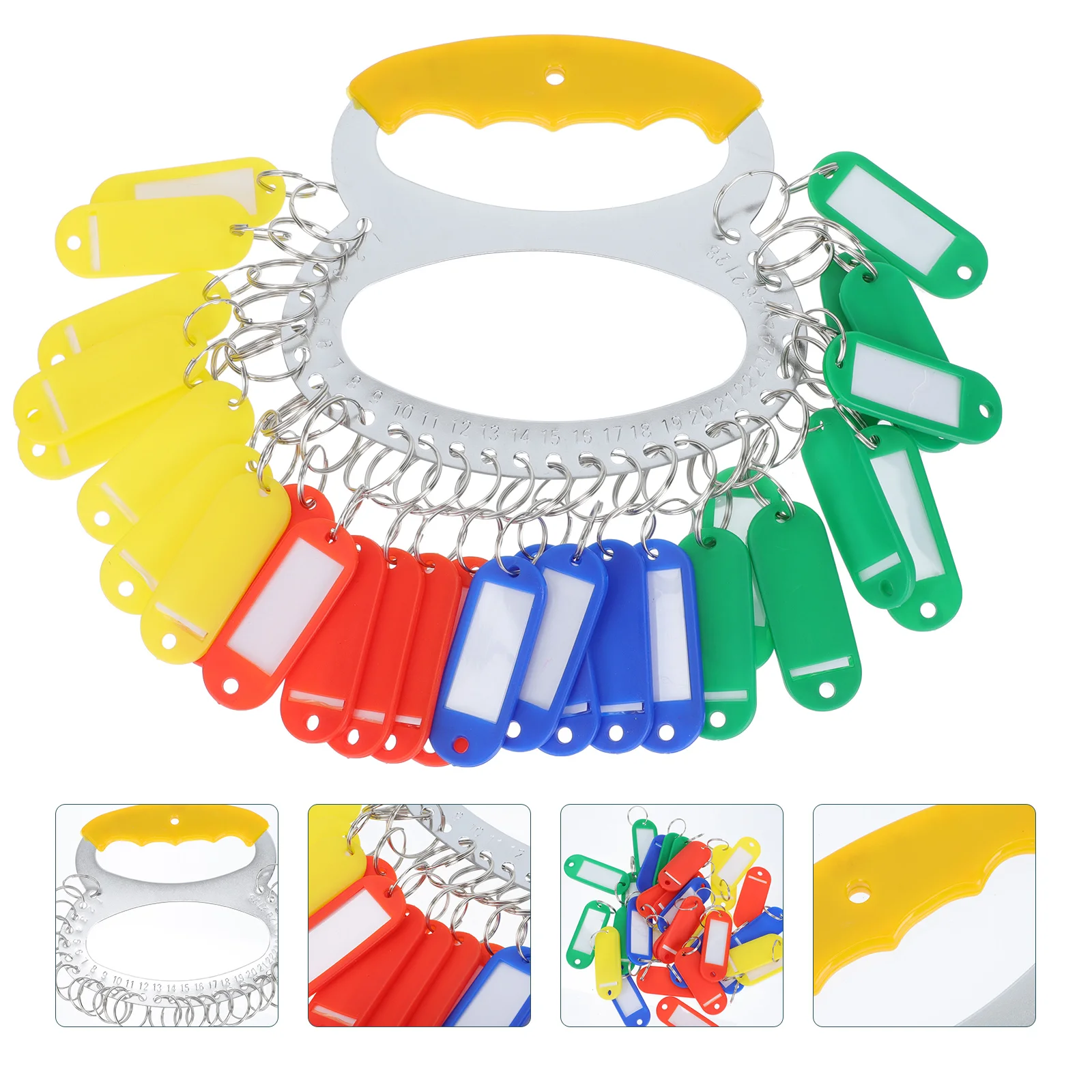 

Key Tags Tag Keychain Labels Label Id Backpack Management Rings Portable Kids Number Keychains Keyring Ring Rim Backpacks Name