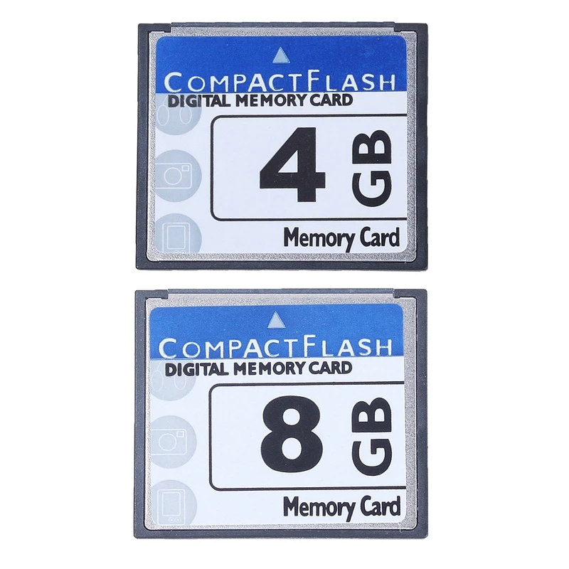 

2X Professional 8GB/ 4GB Compact Flash Memory Card(White&Blue)