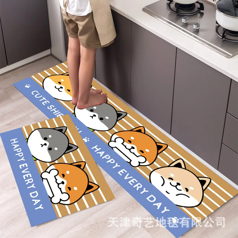 

Home Kitchen Rug Sets Non Slip Kitchen Floor Mats Cushioned Comfort Mat Stain Resistant Felpudo De La Puerta De Entrada Bath Mat