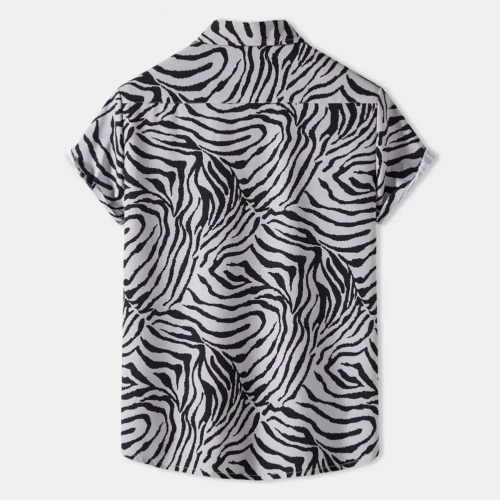 

Good Beach Style Short Sleeves Summer Tops Men Tops Leisure Loose