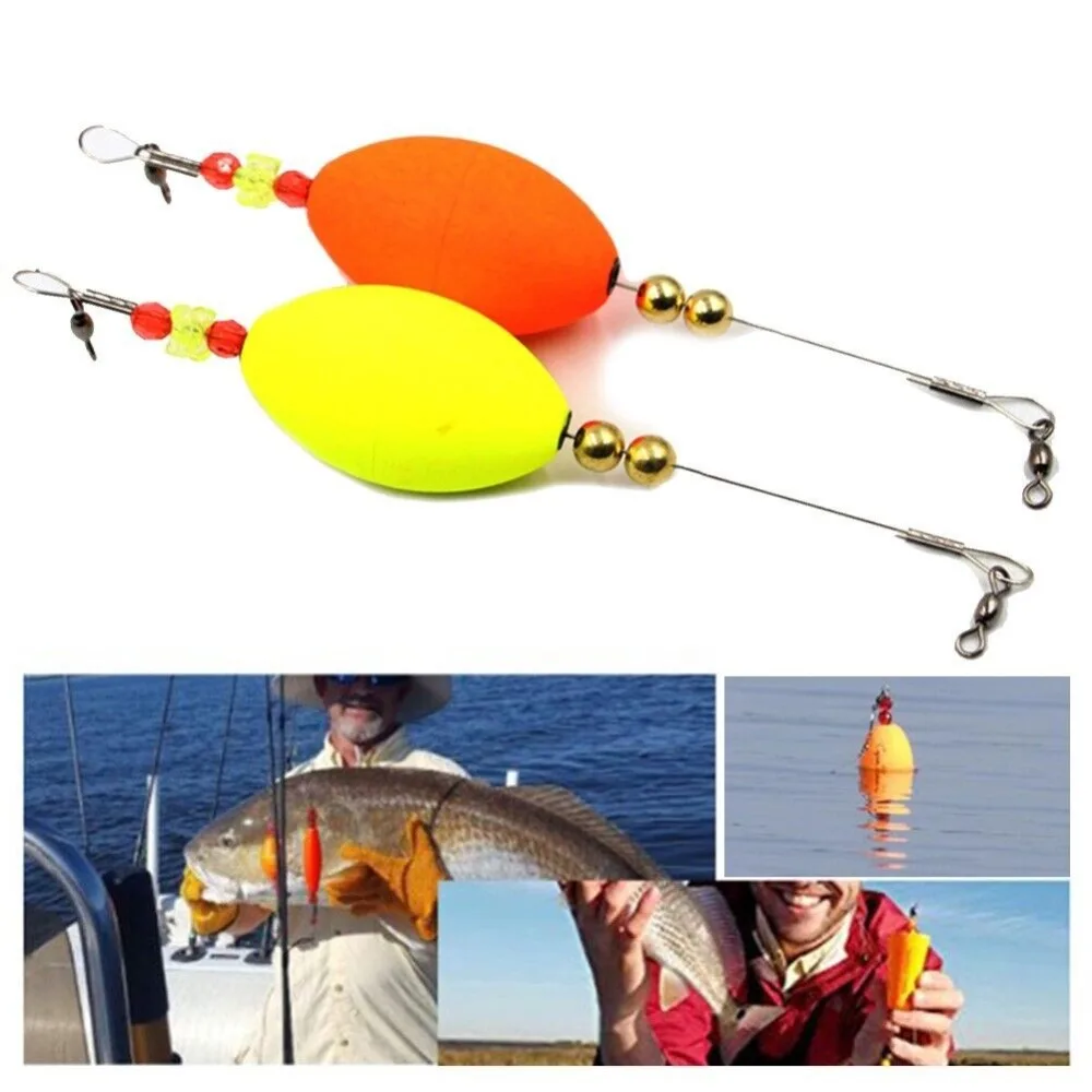 

Yellow Float Red Fish Steel Wire Fishing Accessories Fishing Float Fishing Tools Buoy