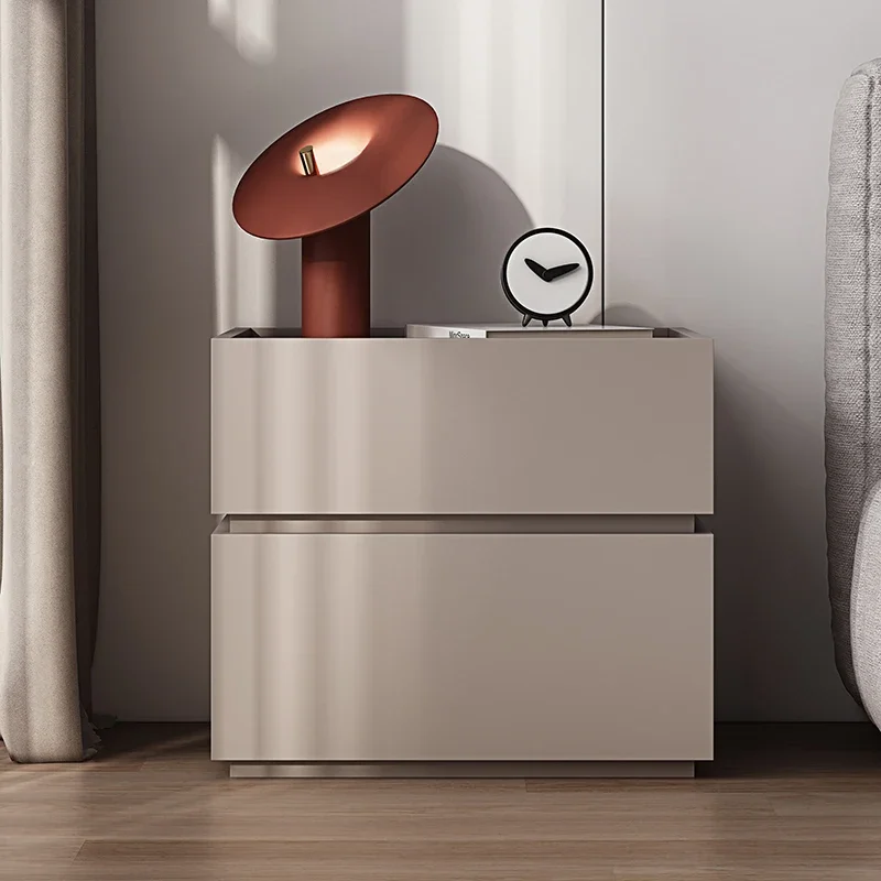 Роскошный узкий мини прикроватный столик минималистичный современный шкаф для