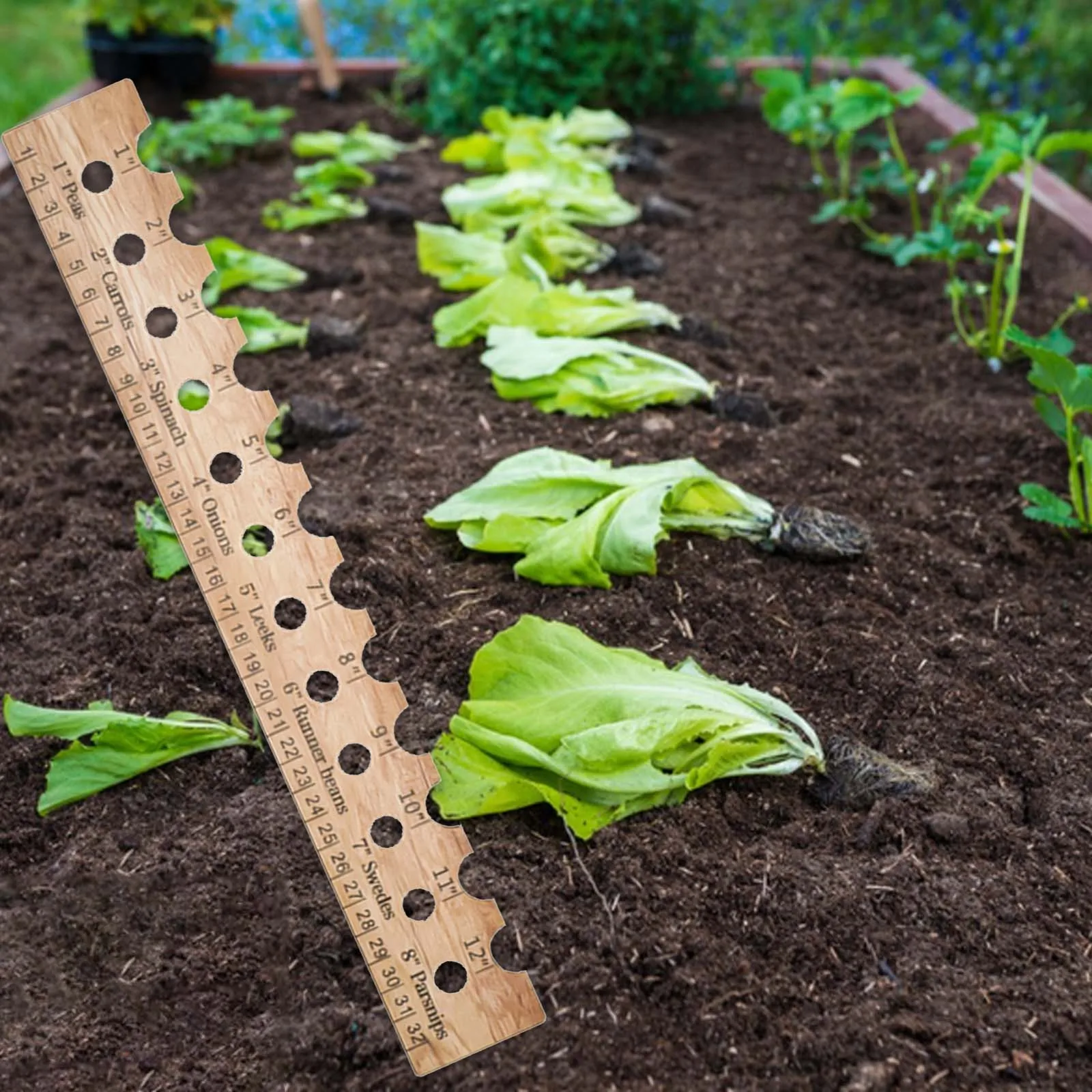 Линейка для посадки семян прочная промежуточная линейка точных посадок и