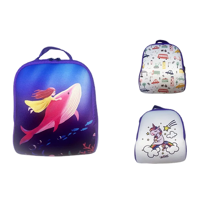 

Cartoon cute backpack, animal diving material, kindergarten backpack, zipper, student backpack