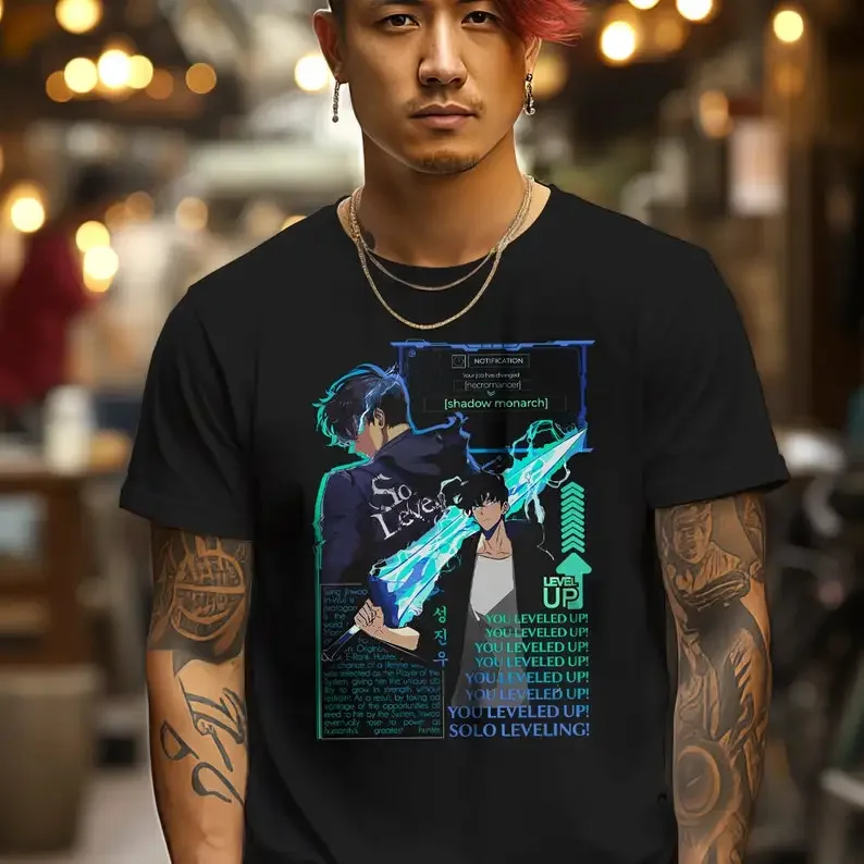 Рубашка для выравнивания соло рубашка с эффектом тени Monarch Sung Jin-Woo