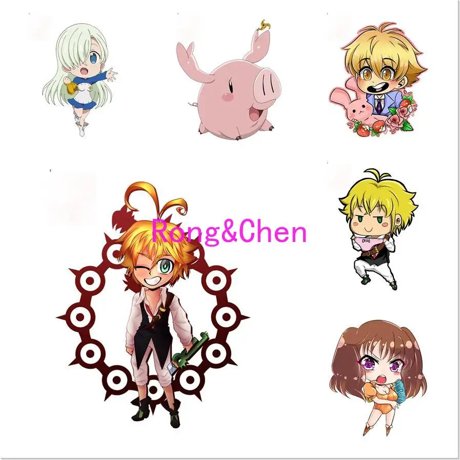 

Rongchen Trading Car Sticker for Meliodas Ban The Seven Deadly Sins Waterproof Anime Decoration Trunk Cartoon Decal PVC Boutique