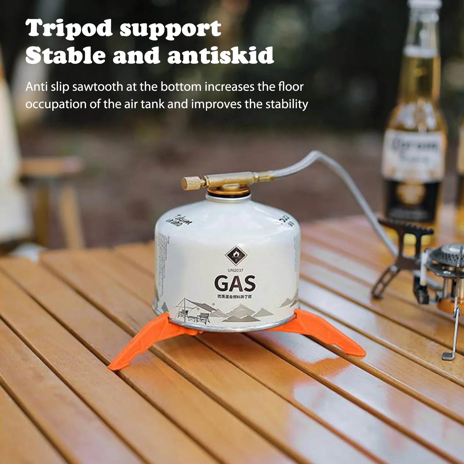 

Складной цилиндр, стабильная стойка, высокая твердость, газовая горелка, полка, портативная уличная плита, держатель для бутылок, анти-трещины, Туристическое оборудование