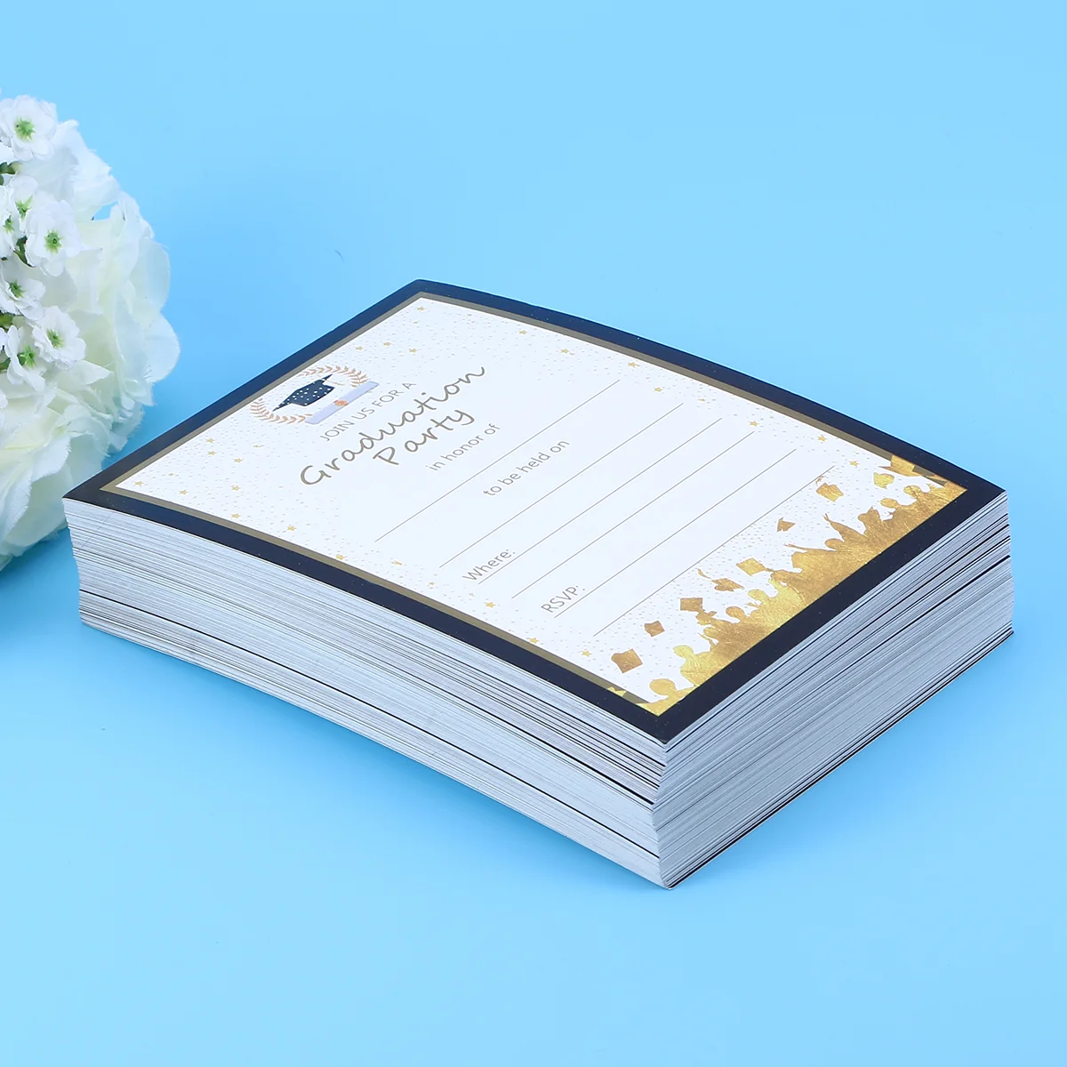 

48 Pcs 2020 Grad Invitation Printable Cards Graduation Party Cards Graduation Advice Cards Graduation Party Supplies