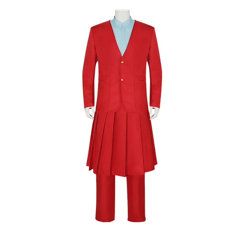 Баллада песен и змеи Снег Косплей Президент Снежный костюм Рубашка Куртка Юбка