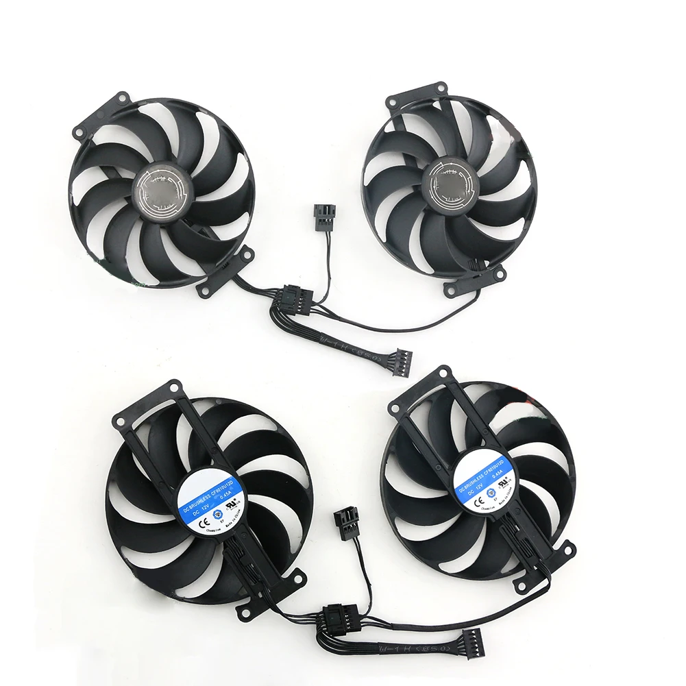 

Вентилятор для видеокарты ASUS RTX3060 RTX3060TI 6Pin DUAL RTX 3060 RTX 3060 TI 8G MINI V2 LHR CF9010U12S/T129215SU, 87 мм