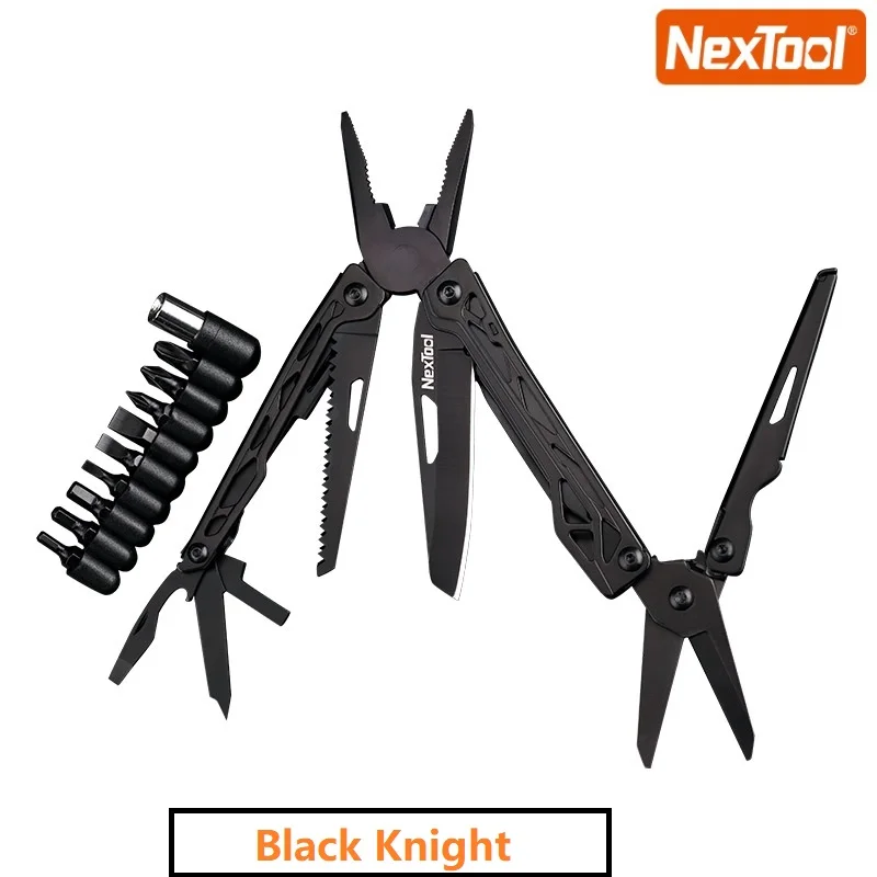 

Global Version NexTool Black Knight 11-In-1 Multi-function Folding Pliers Camping Hiking Portable Scissors Opener Screw Drivers