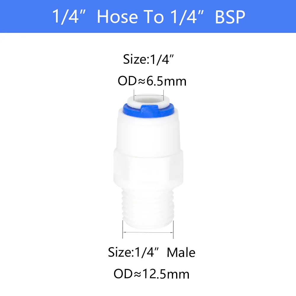

YQBS Фитинг для фильтра воды 1/4" 3/8"