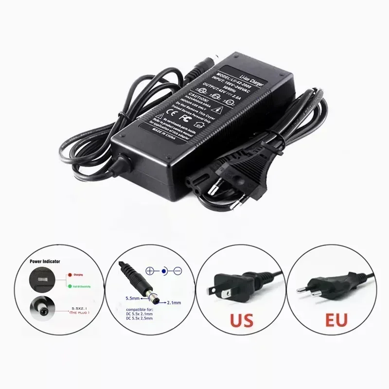 Original 36V battery 10S4P120Ah pack 500W high power 42V 120000mAh Ebike electric bike BMS+42V2A Charger