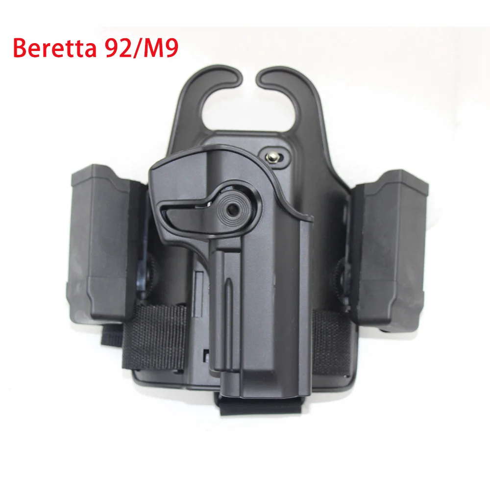 Тактическая кобура Glock 17 Beretta M9 Colt 1911 двойная сумка для магазина 9 мм одинарная