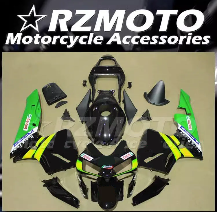

Новый комплект обтекателей из АБС-пластика для цельного мотоцикла Подходит для HONDA CBR600RR F5 2003 2004 03 04 Комплект кузова зеленый черный