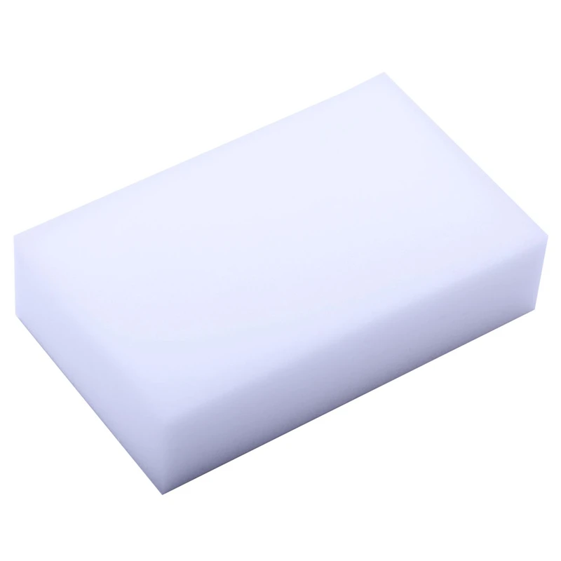 

140Pcs White Kitchen Dishwashing Sponge Block, Cleaning Magic Sponge Block 10X6cmx2cm