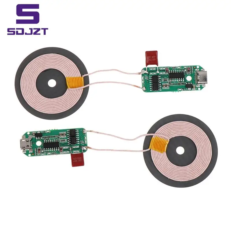 

Transmitter Module Coil Circuit Board 10W/15W Type-c Qi Fast Charging Wireless Charger PCBA DIY Standard Accessories